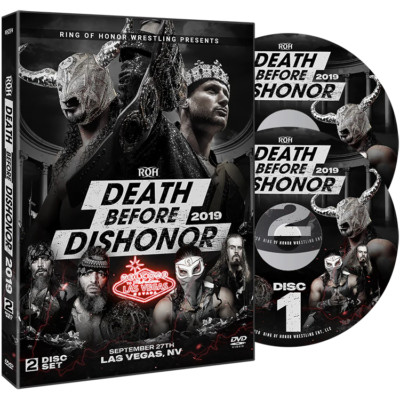 Official ROH Ring of Honor - Death Before Dishonor 2019 Event 2 DVD Set
