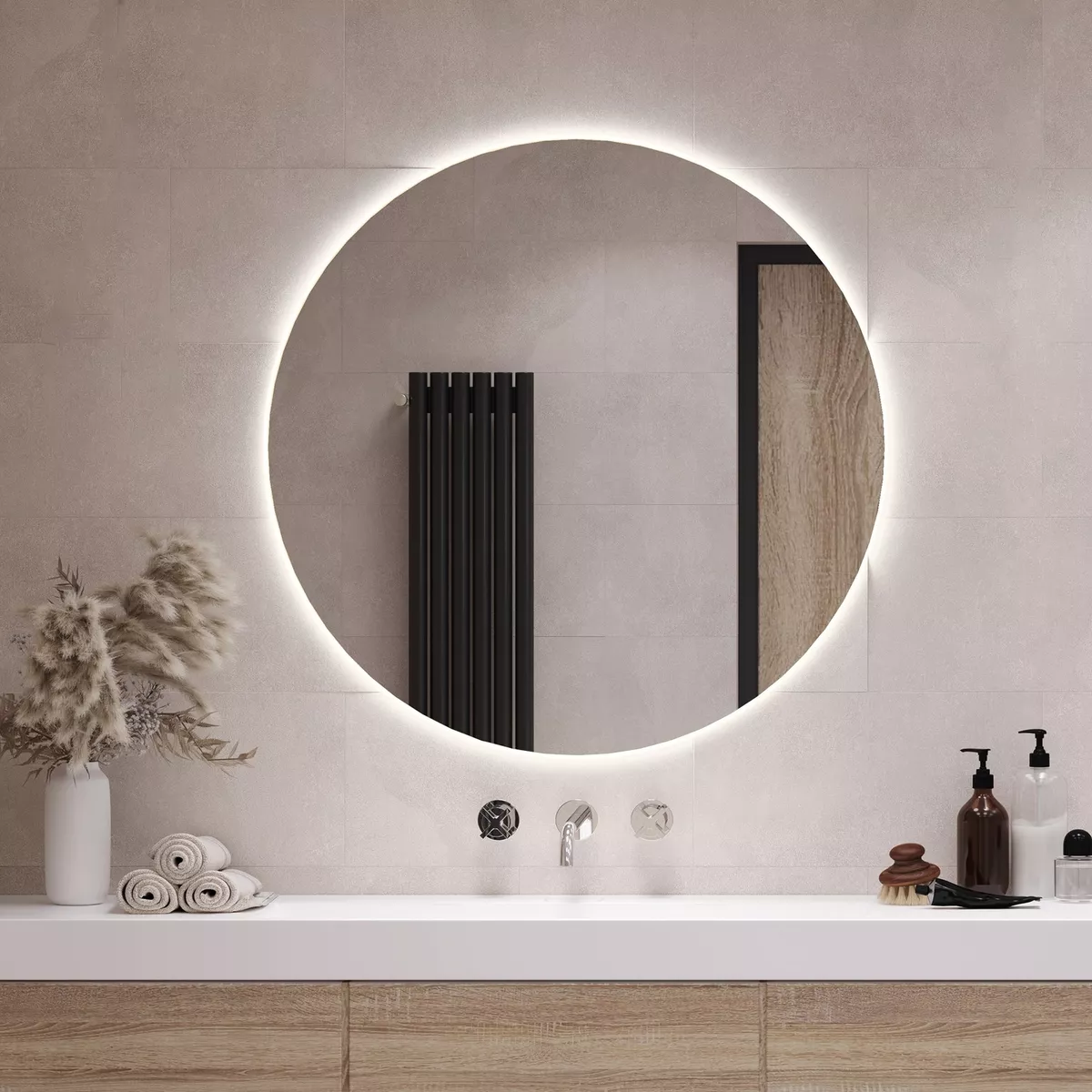 Modern mirror cheap with light