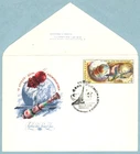1976 Soviet FDC letter cover APRIL 12 - COSMONAUTICS DAY Space flights stamp