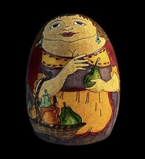 Maraca Gourd Musical Percussion Shaker Healing Sound Boho Decor Hand Painted