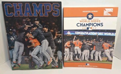 Lot OF 2 ASTROS 2017 World Series Champs Houston Magazines Awesome Photos!! 