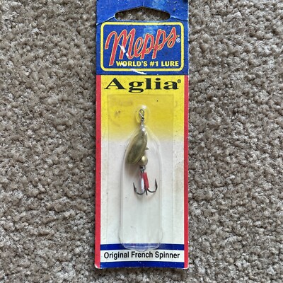 Vintage Mepps Aglia Size 0 Spinner Lure New