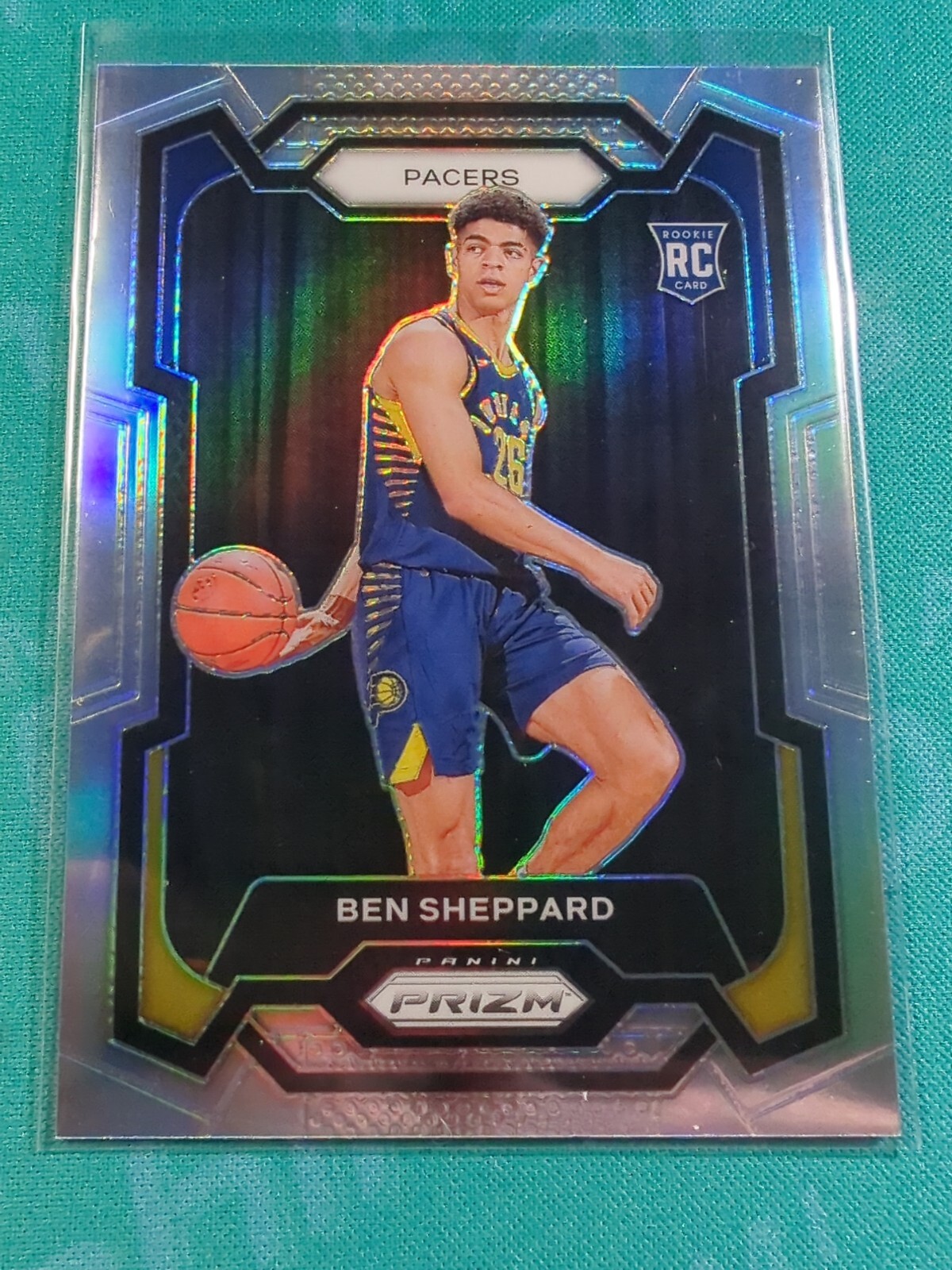 Ben Sheppard 2023-24 Panini Prizm Silver!! #172 RC Rookie Indiana Pacers SP NBA