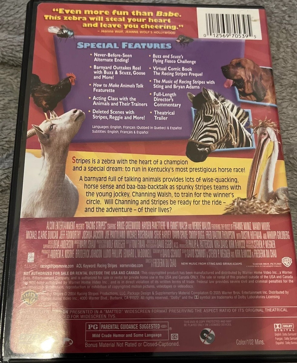 Racing Stripes (Widescreen) DVD. David Spade, Snoop Dogg, Dustin