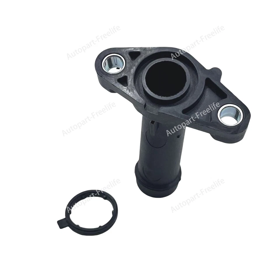 Accesorio de montaje de bomba de agua con brida de entrada de refrigerante del motor para Audi Q7 2007-2010 Foto 3 de 4