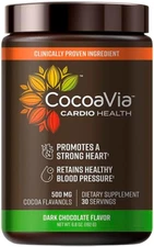Cardio Health Cocoa Powder, 30 Servings, 500Mg Cocoa Flavanols, Support Heart He
