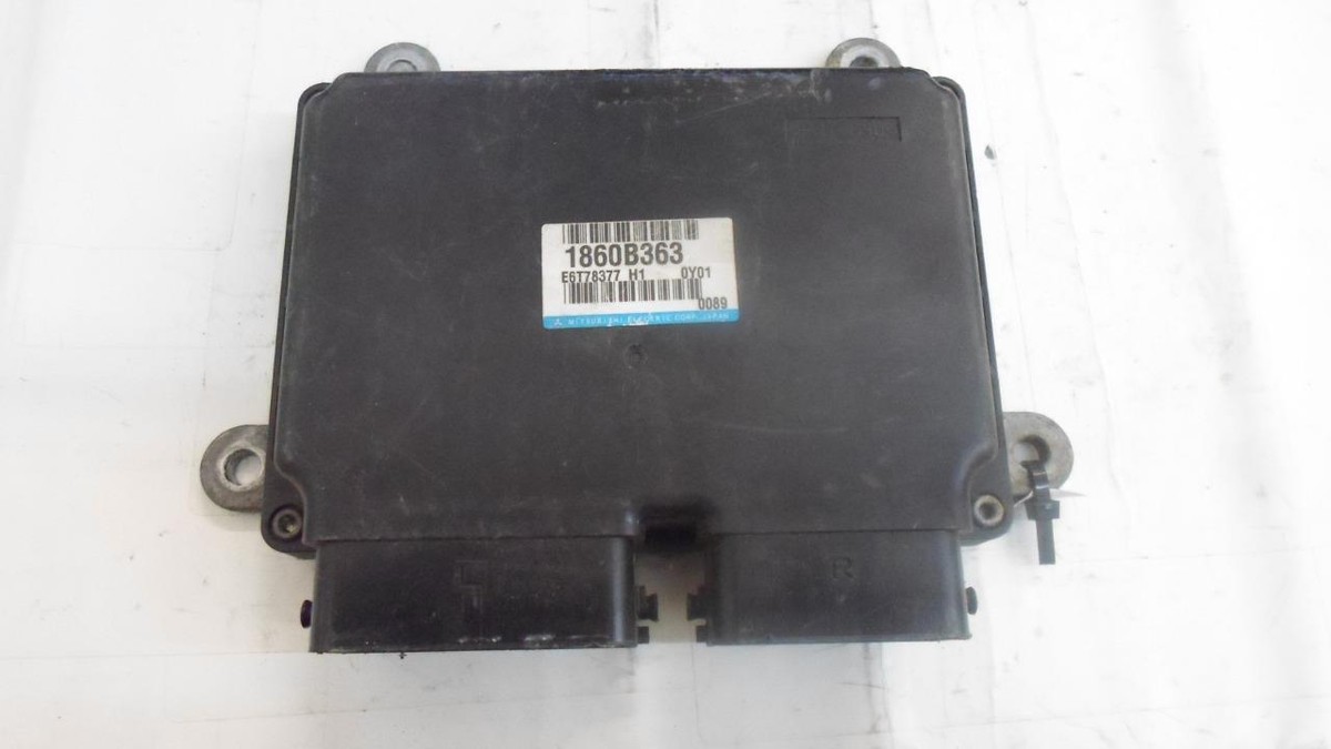 ENGINE COMPUTER MITSUBISHI LANCER 2011 1860B363 E6T78377 PCM