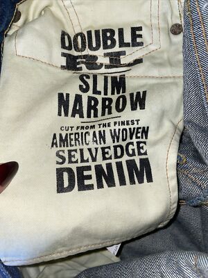パンツ RRL SLIM FIT 29/30 AMERICAN WOVEN RRL Slim Narrow Double RL Jeans American woven selvedge