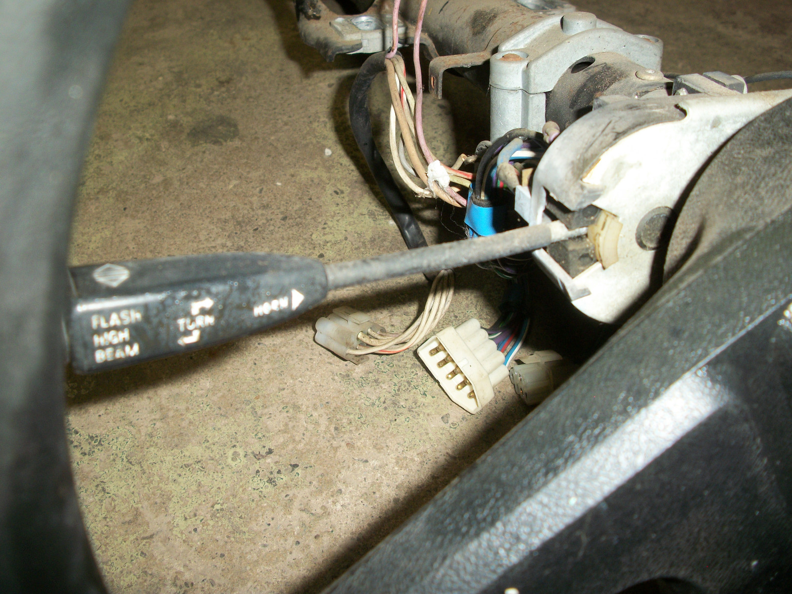 1978 Mgb Steering Column Original Lucas Switches Steering Wheel & lock assembly eBay