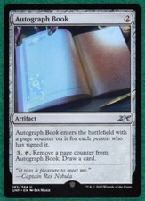 Autograph Book - Unfinity UNF #183 - Magic: The Gathering MTG Card