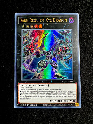   YUGIOH   DARK REQUIEM XYZ DRAGON   ULTRA RARE   GFTP-EN099   1st   NM/M  