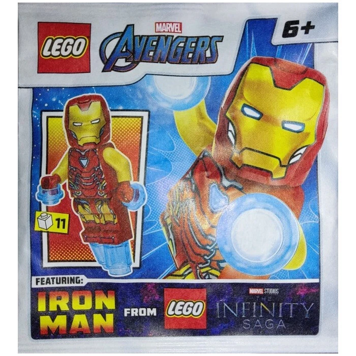 LEGO Super Heroes Iron Man SH903 Minifigura Bolsa de Papel 242320 (SELLADO)