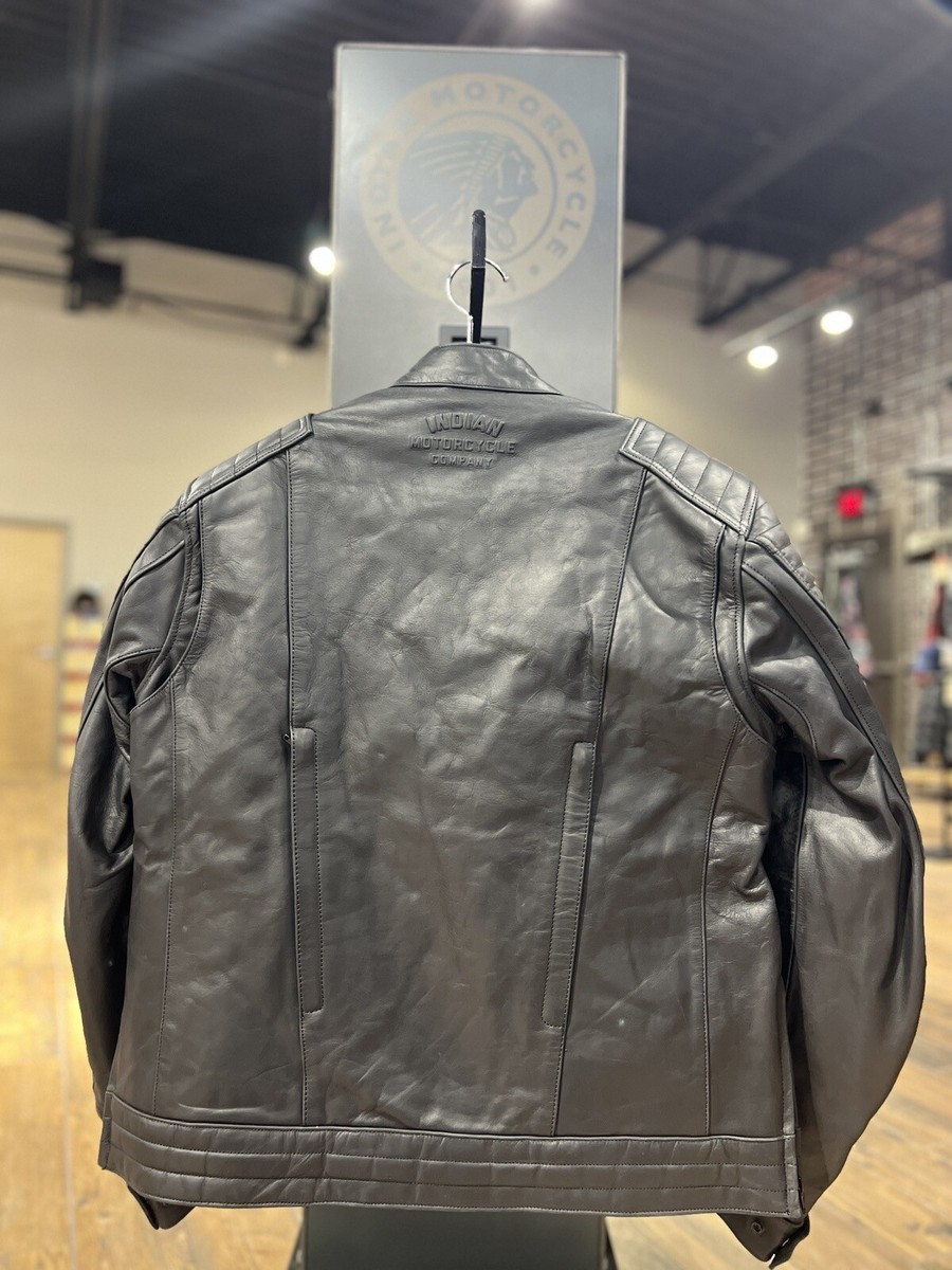 Indian motorcycle Denton Leather Jacket XL | eBay