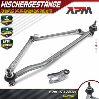 Scheibenwischeraufnahme Wischergestänge Vorne für BMW 3er E46 316-330 1998-2005
