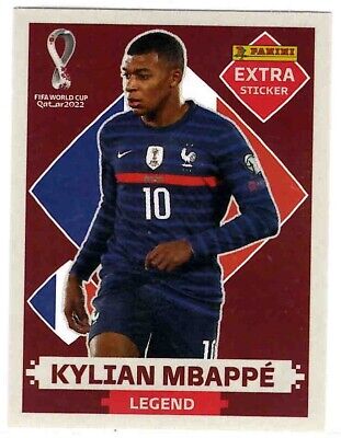 Figurinha Kylian Mbappe Legend Prata Extra Stricker