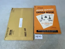 rare Wolverine Brass Works Quick Service Order Book Catalog MCM parts book 34E43