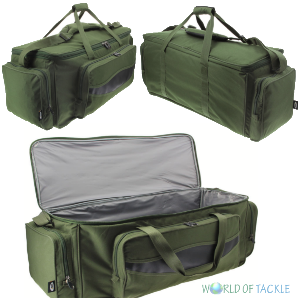 Delta Fishing XXL Luxus Karpfentasche Mit Tackle Box Dip Gläser