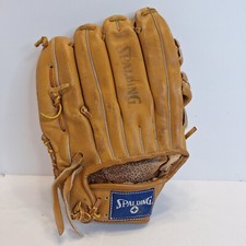 Vintage Leather Spalding 42-523 Softball glove 12  Hustler Baseball Performance
