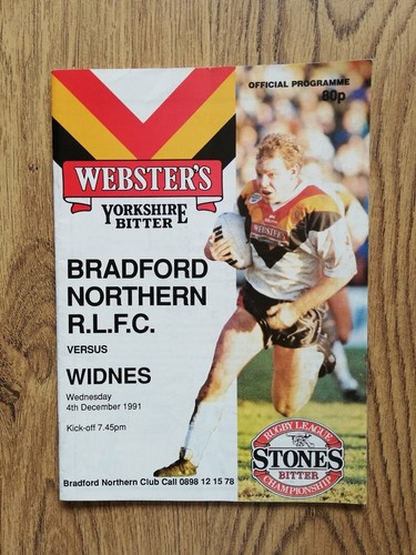 Bradford Northern Rugby League Programmes 1971 - 1993 - Picture 130 of 141