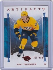 💥 Eeli Tolvanen Red /499 2022-23 Upper Deck Artifacts Hockey Card #90 Nashville