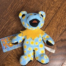 GRATEFUL DEAD BEAN BEAR - BY LIQUID BLUE 1985 - "SUMMER TOUR" BEAR - NWT - RARE