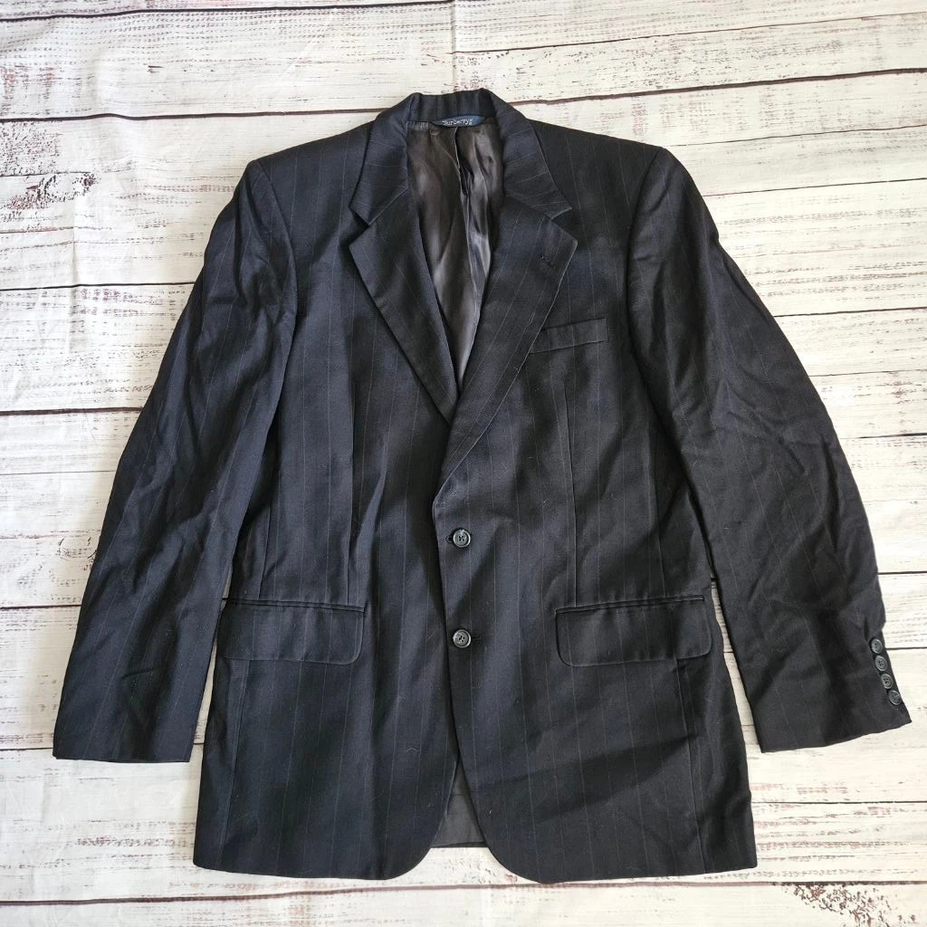 Giacca blazer uomo Burberrys vintage lana gessata