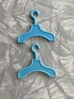 Lot of 2 Vintage 1960s Tutti Blue Doll Hangers