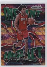 2021-22 Panini Prizm Instant Impact Green Wave Prizm Jalen Green #25 0nr3
