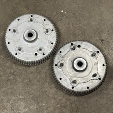 Porsche 356 B Rear Brake Drum Pair 356b Drums Fuchs