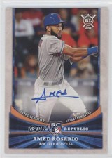 2018 Topps Big League Rookie Republic Auto Amed Rosario #RR-AR Auto 0mr3