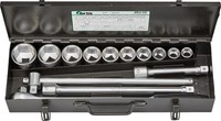 "Fortis SteckschlüSsel Knarre Ratsche Set 3/4\" 14-Teilig"