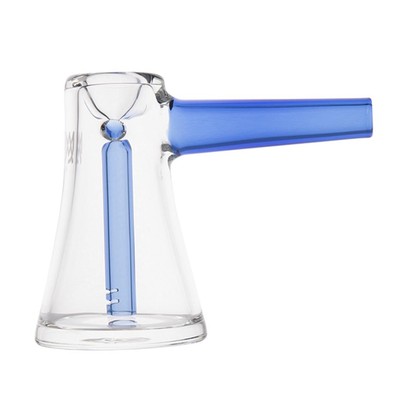 MJ Arsenal VULKAN Mini Bubbler Pocket AZURE BLUE 4'' 3mm Borosilicate Glass MJA