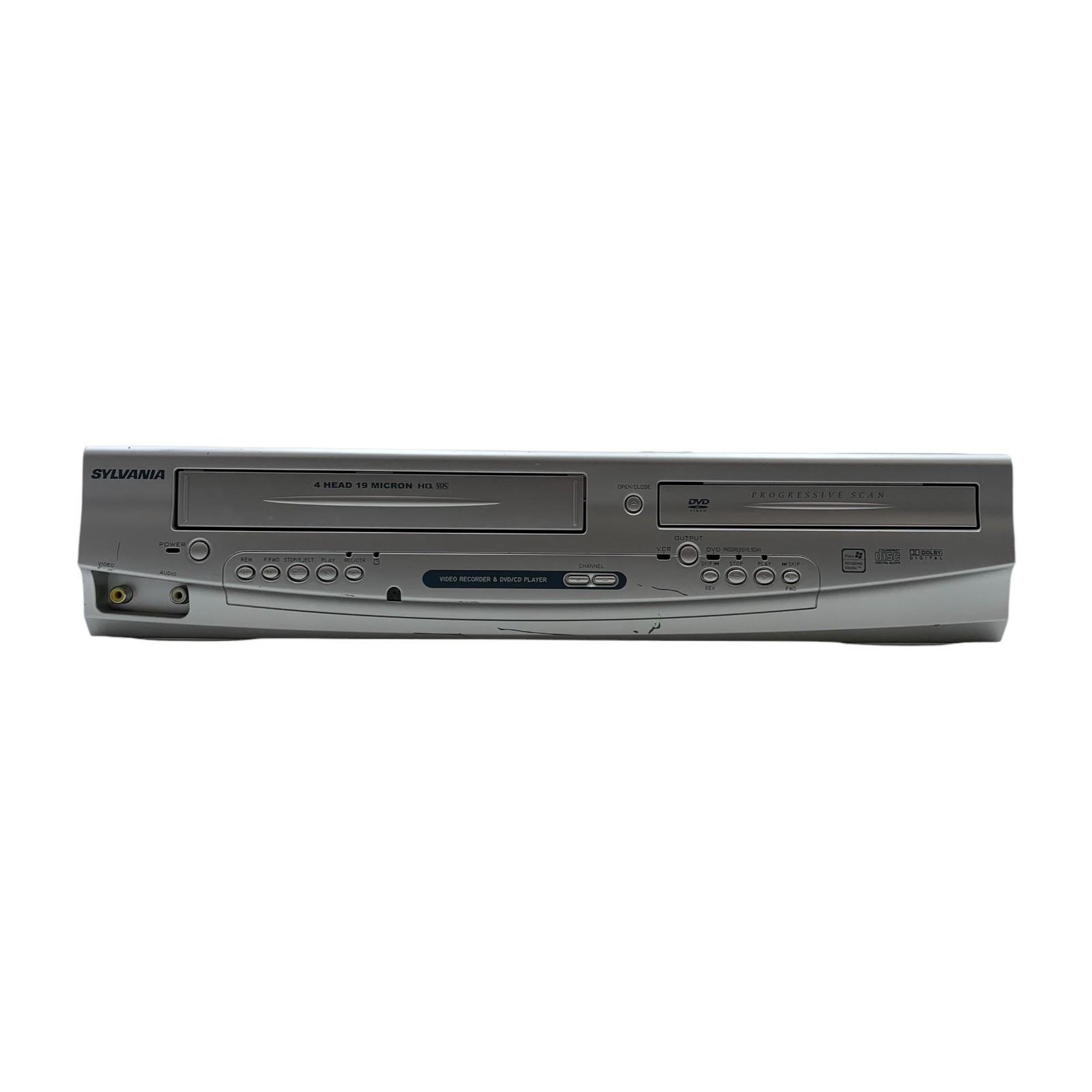 Sylvania DVC841G VCR DVD Recorder Player Combo - Tested -  N