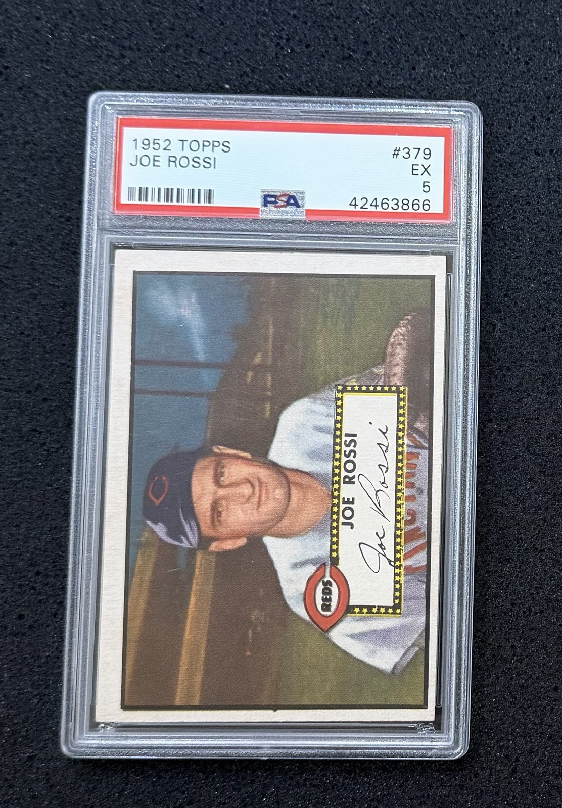 1952 Topps - #379 Joe Rossi - PSA 5