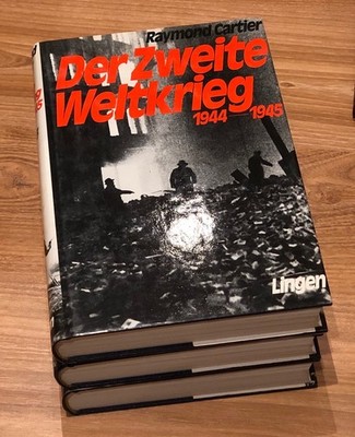 Raymond Cartier - Der Zweite Weltkrieg | 3 Bände | Lingen Verlag 1969