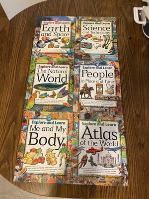 Explore and Learn Complete Set 1-6 Hardcover Illustrated Homeschooling Kids