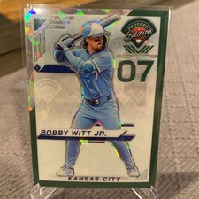 2025 Panini Prospect Edition - Bobby Witt Jr. #97 Green Ice Prizm /149