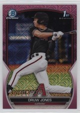 2023 Bowman Chrome Prospects Mega Box Pink Mojo Refractor 72/199 Druw Jones lz7