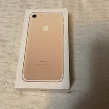 Apple iPhone 7 Gold 128 GB. MN8N2LL/A. EMPTY BOX ONLY NO PHONE.