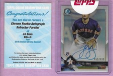 JD DAVIS ROA   459/499  + HERITAGE MINOR LEAGUE