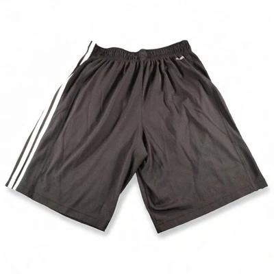 Adidas 3-Stripes Climalite Athletic Training Shorts Mens Medium Performance Gym - Image 1 of 4