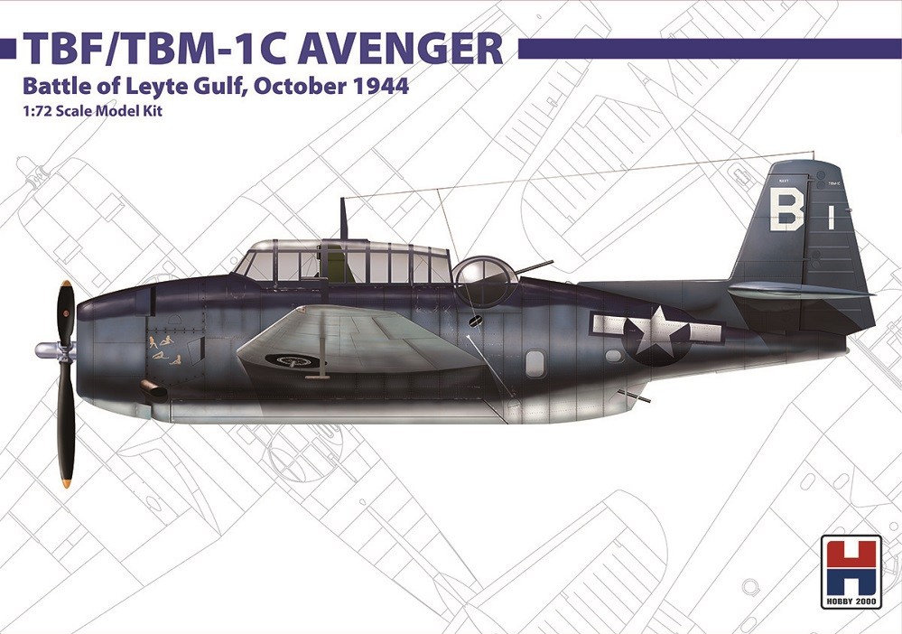 Hobby 2000 72010 - 1:72 TBF/TBM-1C Avenger Oct. 1944 - New