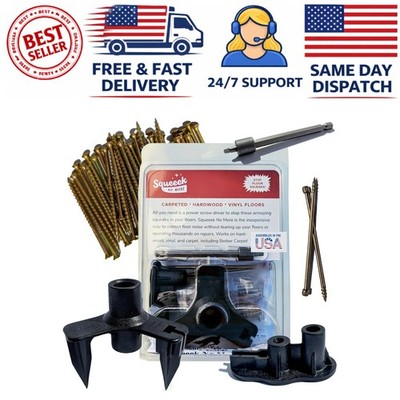 Complete Squeaky Floor Repair Kit - Joist Finder & Invisible Fix for All Floors