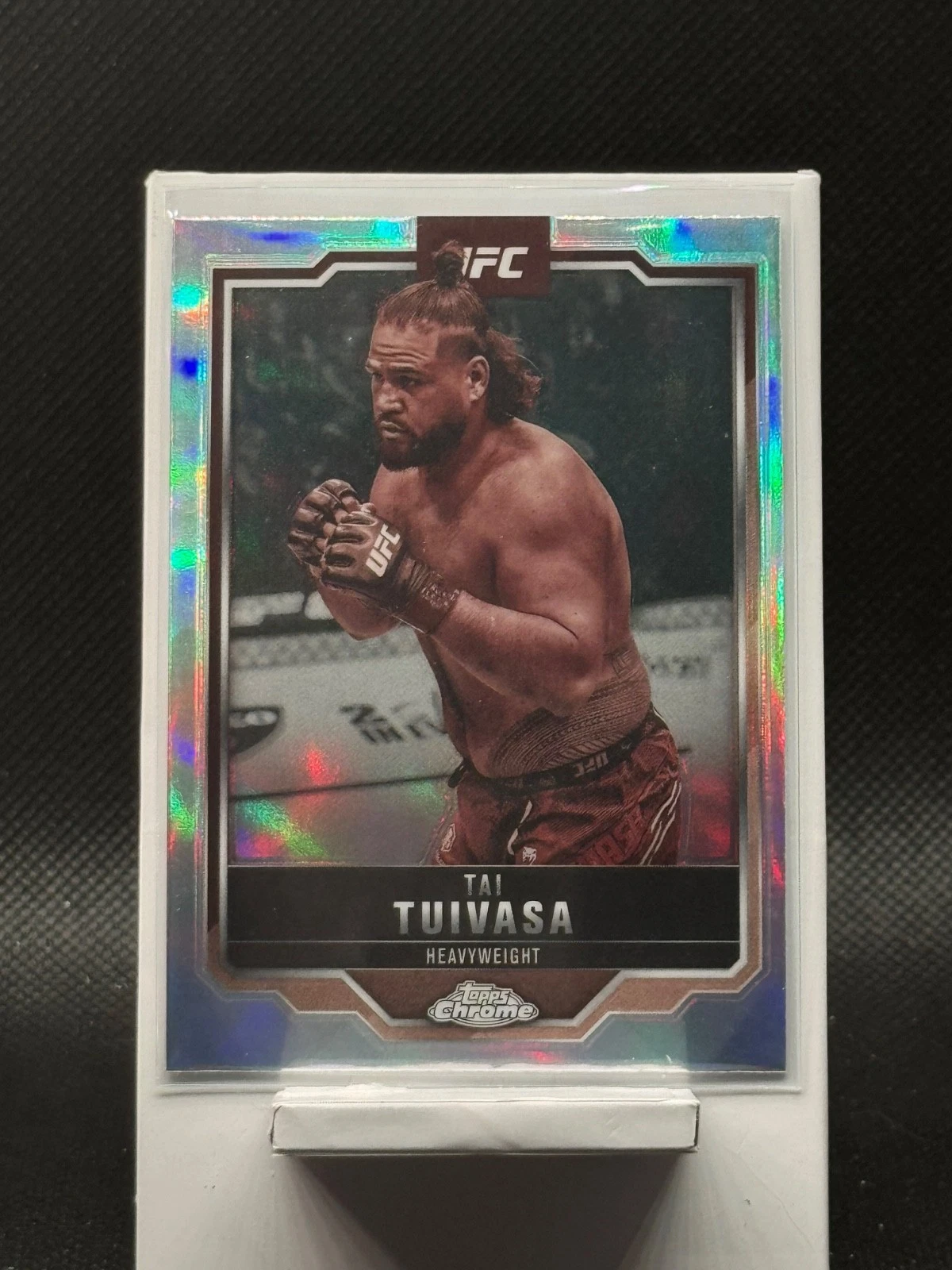 2025 Topps Chrome UFC - Tai Tuivasa #53 Sepia Refractor