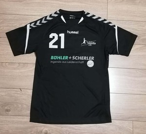 MAILLOT CS NOISY Le Grand Hand Ball Puma 90'S Blanc Riello Porté 10 Jersey - L EUR 20,90 - FR