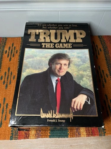 1989 Donald Trump The Game Board Game  Milton Bradley Vintage - Complete