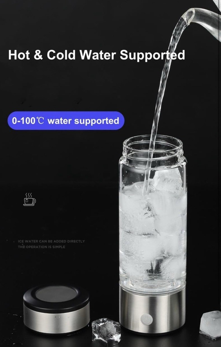Hydrogen H2 Water Bottle Hydrogen Rich Water Generator Bottle New