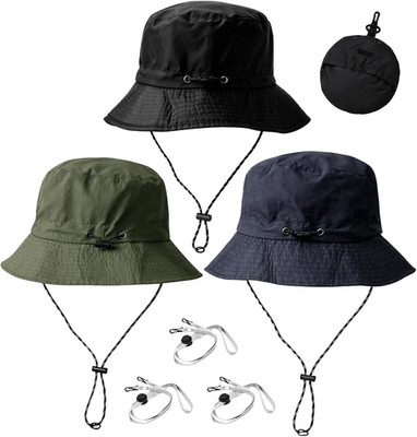 Sonnenhut Set Damen Herren UV Schutz mit breiter Krempe faltbar & verstellbar