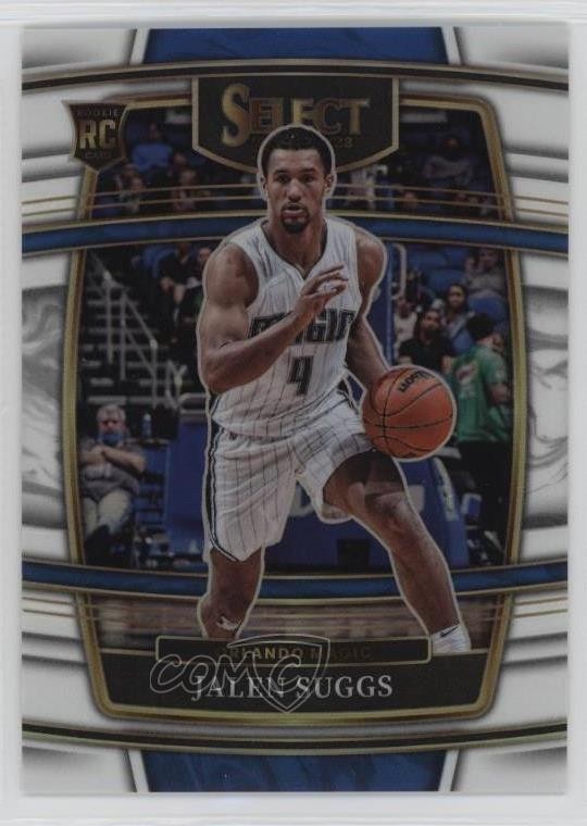 2021-22 Panini Select Concourse White Prizm 46/149 Jalen Suggs #27 1b3x