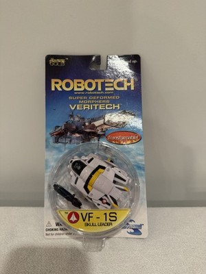 ROBOTECH SUPER DEFORMED MORPHERS VERITECH SKULL LEADER VF-1S 2001 SEALED